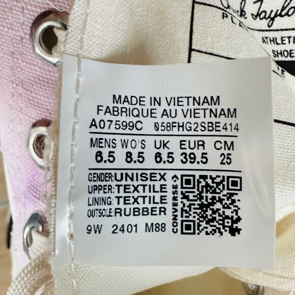 Rare Converse Chuck 70 De Luxe Squared Sz 8.5 Women Shoes Canvas Sneaker A07599C - Picture 9 of 13